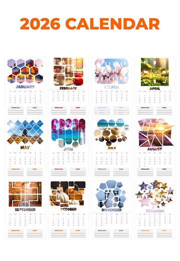 2026 Printable Calendar A4 | Minimal Yearly & Monthly Planner | Powerpoint   PDF | Digital Download - Etsy