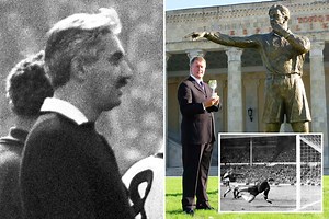 The linesman who gave the infamous Geoff Hurst 1966 World Cup goal is an icon in Baku