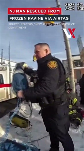 Missing New Jersey Man Rescued From Icy Ravine After Apple AirTag Signals His Location | VERTEX