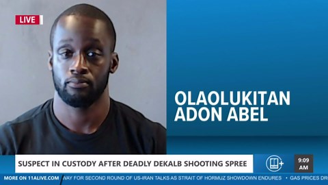 Suspect charged in deadly DeKalb County shooting spree