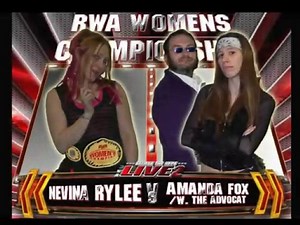RWA Live II Match 3 Nevina Rylee -vs- Amanda Fox