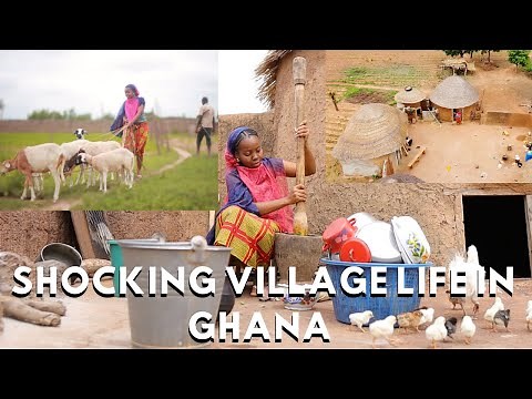 SHOCKING village life in Ghana! My Typical African Village Morning Routine