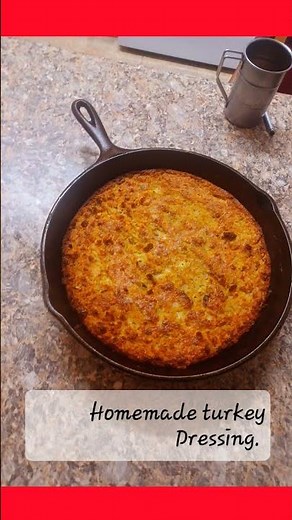 Homemade Turkey Dressing.