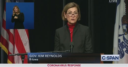 Iowa Governor Kim Reynolds Coronavirus News Conference