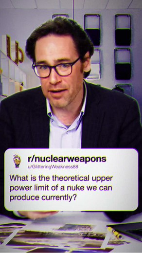 What is the theoretical upper power limit of a nuke we can produce currently? #nuke #Nuclear #nuclearwar #hiroshima #nagasaki