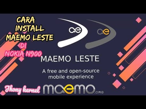 Install maemo leste chimaera di Nokia N900 | maemo leste chimaera