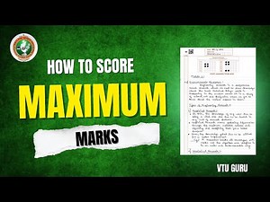 How to Score Maximum Marks in VTU Theory Exams | VTU Exams Tips | VTU Answer Booklet Tips