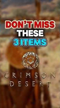 Don’t miss these 3 Items (Black Sun, Nazk Sword, Blazing Shield) - Crimson Desert