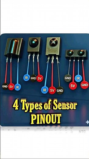 IR sensor pinout #electronic #diode #electrical #electrician #diodetesting #experiment
