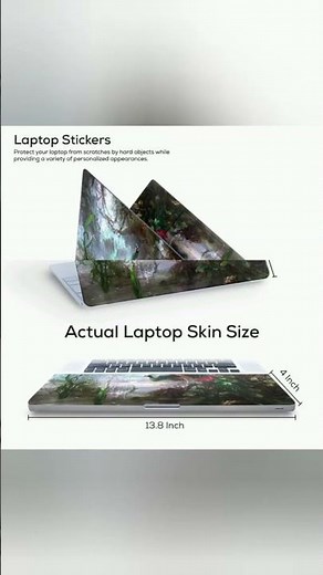 Laptop Skin/Sticker/Cover for Laptops Laminated Removable HD Quality for Hp-Dell-Sony-Lenovo-Asus