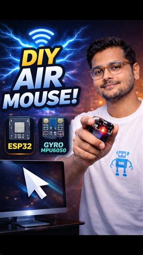 Here’s my DIY Air Mouse built using ESP32 + MPU6050! #airmouse #jagstech #esp32 #coolgadgets #diy