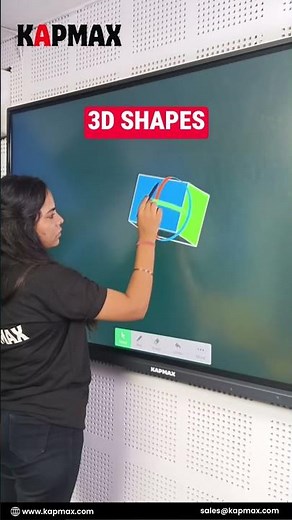 Smart Board Magic-Drawing 3D Shapes in Seconds #classroom #interactive #tutorial