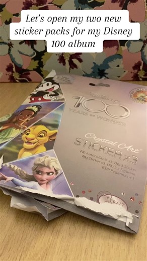 Stickers for My Disney 100 Album: Let's Open Them!