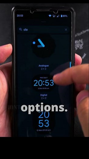 How to Replace the Clock Widget on Your Android Home Screen Part 2 - Full video linked
