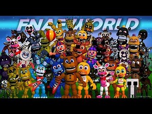 How to get 5 and 6 gliched worlds in FNaF world