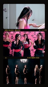 982K views · 4.1K reactions | Unlocking the original rushes from the Biology music video!  Which look from this iconic video is your favourite? ✨ Black sparkly dresses  Black dresses with bows  Pink dresses | Girls Aloud | Facebook