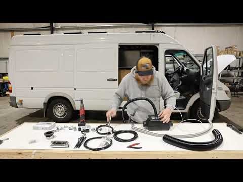 How to Install an Airtronic AS3 D2L Heater in a Sprinter Van | 40-Year Giveaway Install
