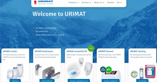 URIMAT: Innovative Waterless Urinals & Eco-Friendly Sanitary Solutions