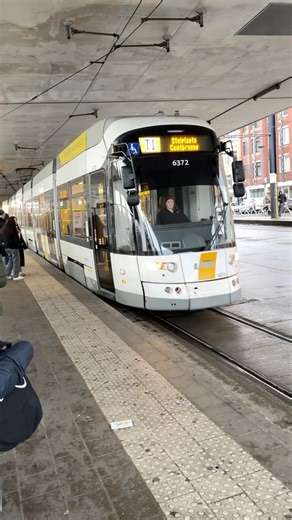 歐洲比利時布魯日路面電車Bruges tramway in Belgium, Europe