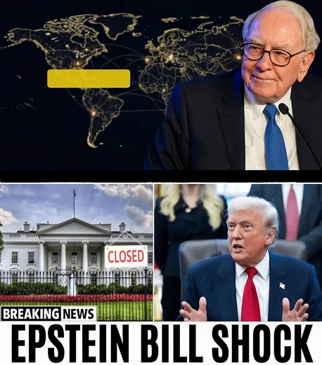Trump MELTS DOWN And CLOSES White House As Epstein Bill HITS His Desk | Warren Buffett Well, folks, pull up a chair. Tonight, I want to talk to you about something that on the surface looks like pure politics, pure Washington theater, but underneath, it’s about something a lot deeper than that. It’s about fear. Not the kind of fear you see in a stock chart when the S&P drops 3% in an afternoon. I’m talking about the kind of fear that lives in the eyes of powerful people when they realize the gam