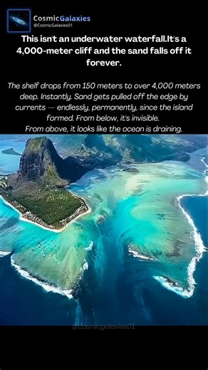 This Isn't a Waterfall. There's a 4,000-Meter Cliff Hidden Under the Ocean.
