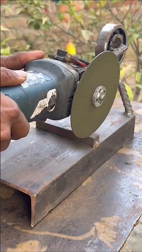 Homemade Metal Cutter Stand Using Angle Grinder | DIY Tool