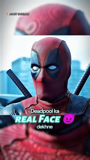 Deadpool Without Mask = PURE NIGHTMARE 😨 #shorts