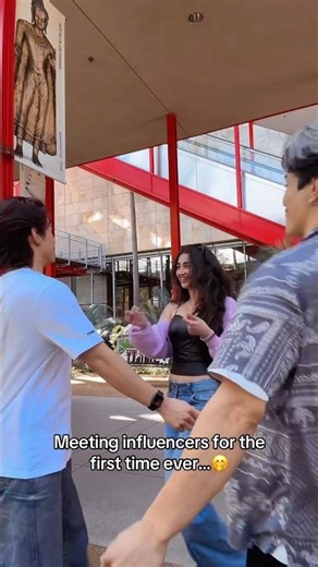 First time meeting influencers🤭… #who ?!