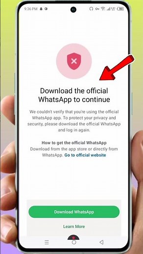 Download the official Whatsapp to Continue Problem New 2026 ✅ || Fix Whatsapp Login Problem 2026‎