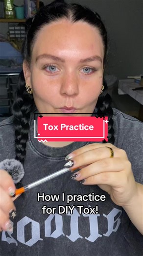 Practice really does make perfect when I comes to DIY Tox! #nabota #diytox #peptides #innotox #diylipflip