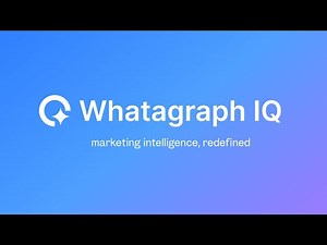 Meet Whatagraph IQ
