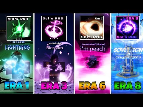 EVERY UPDATE in Sol's RNG 🎲┃Every Era 📜