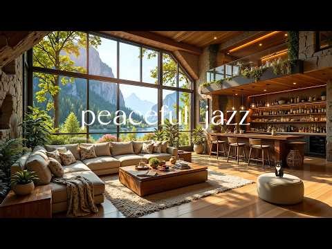 Peaceful Morning Jazz Music For Positive Moods | Smooth Jazz, Warm Sunshine & Birdsongs To Calm