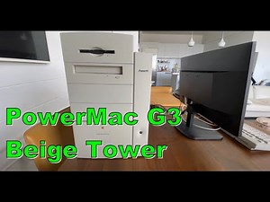 Apple PowerMac G3 Beige tower - booting, ssh and web, opening it up Part 1