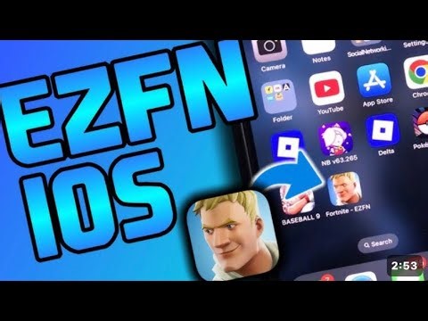 EZFN Mobile iOS📲How To Get Fortnite EZFN Mobile on iOS iPhone/iPad (2025)