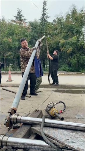 How to Use a Long Pipe to Remove an Excavator Arm Bolt