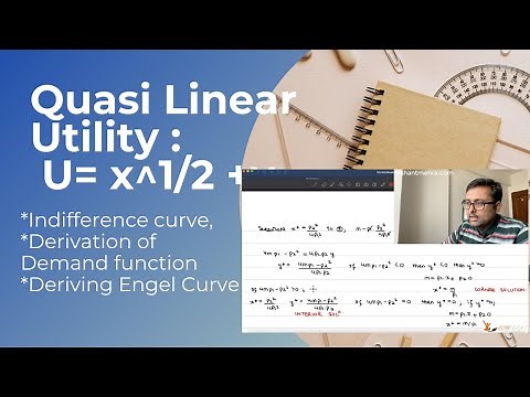 Quasilinear Preferences, Income Offer curve and Engel Curve. | 5 |