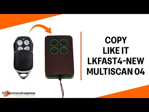 How to Copy a LIKE IT LKFAST4-NEW Remote to a MULTI SCAN 04 Cloning Remote