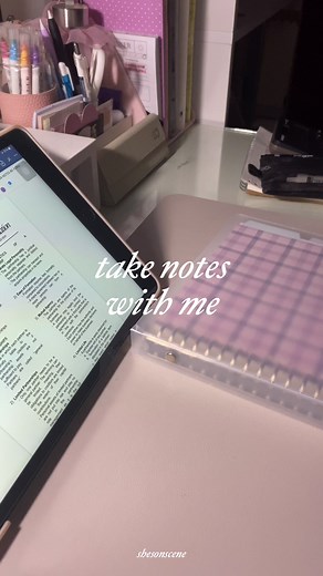 📓Take notes with me tonight! #studywithme #takenoteswithme #accountancystudent #unilife #fyp