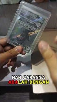 CARA KELUARKAN DAN MEMASUKAN KARTU KE DALAM TOPLOADER