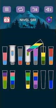 Water Sort Puzzle nivel 588