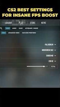 How PROS Get Maximum FPS In CS2 (Best CS2 Settings) #csgo #cs2 #cs2settings #counterstrike
