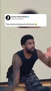 They tried to defy gravity like Kyrie 😂