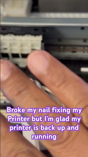 Fixed My Epson Printer That Was Only Printing In Blue Ink #diy #epsonecotank #mondaymotivation