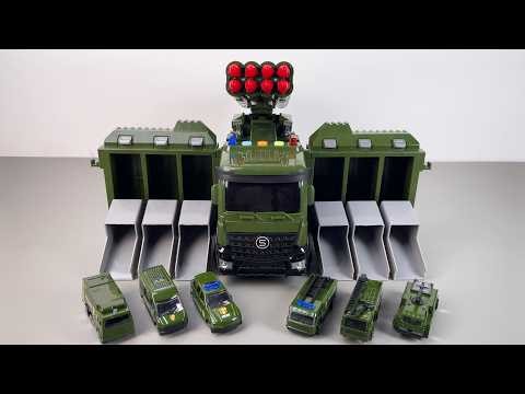 11 Minute ASMR Toy Unboxing: Transforming Missile Launcher & Car Ejection Toy | Toy Review