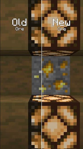 Old vs New Ore Textures (Which Is Better?) #minecraftore