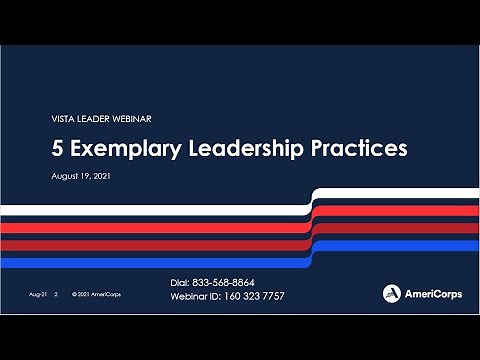 5 Exemplary Leadership Practices (8/19/21)