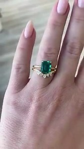 Emerald is topping our wishlist. 💚 We're forecasting gemstones for holiday proposals. Choose from unique colors and stunning cuts to create your own gemstone ring. https://bit.ly/3Ay61fF | Brilliant Earth