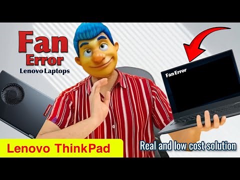 How to fix Lenovo ThinkPad laptop fan error on startup | Lenovo laptops most common issue fix