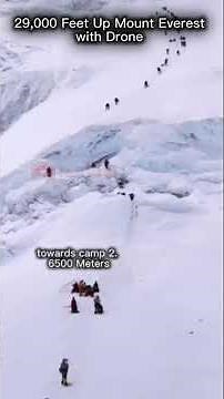 29,000 Feet Up Mount Everest 🏔 with Drone